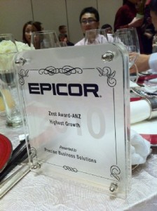 Epicor Names Precise Highest Growth Partner in Australia and New Zealand 2010