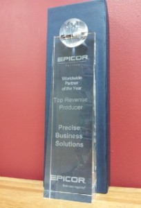 Precise Business Solutions Named Epicor’s Worldwide Partner of the Year 2013