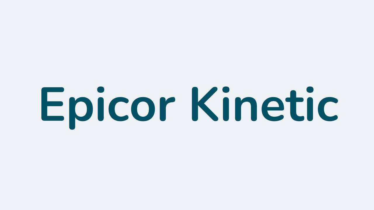 Epicor kinetic Videos